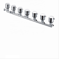 Manufacturer Hot Selling  Brass Bathroom Siamese/Conjoined 5 Function  Waterfall Faucets Chrome Wall Mounted Shower Mixer Taps